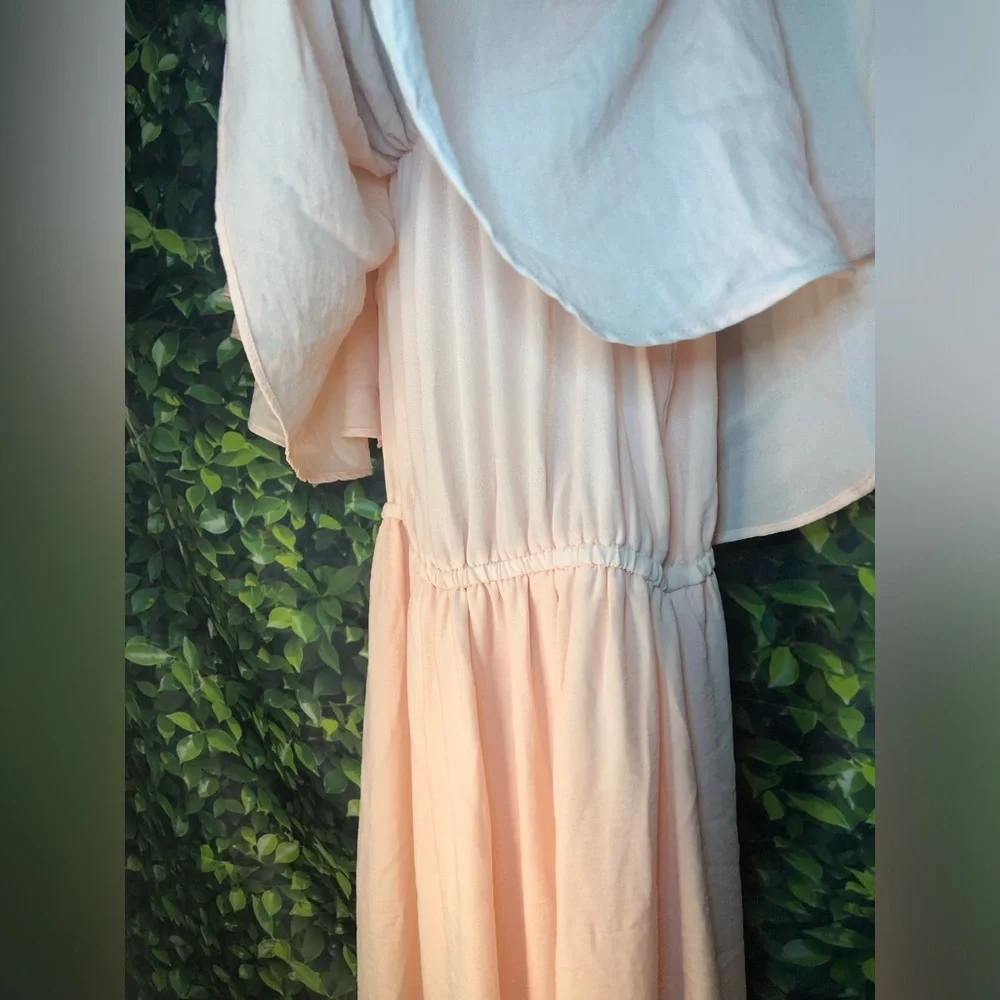 Elegant Pale Pink Maxi Dress - Picture 9 of 14